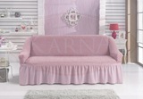Чехол для дивана BULSAN трехместный светло розовый