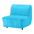 Чехол на кресло-кровать Икеа Ликселе цвет голубой